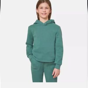 Mondetta Blue/Turquoise Sherpa Half Zip Hoodie Size Small